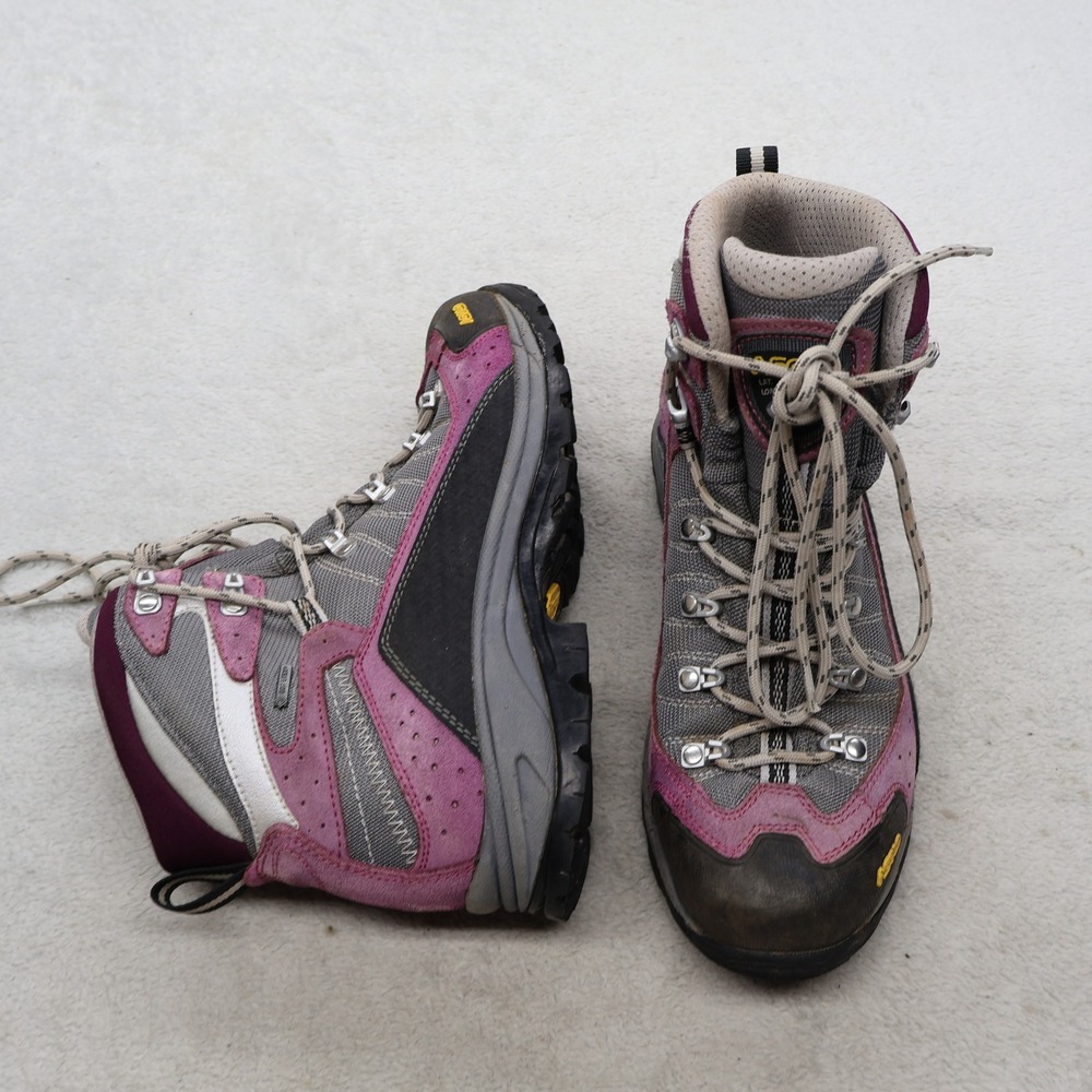 Asolo Women 8 Hiking Boots Purple Drifter GV EVO Suede Vibram Gore-Tex Durable